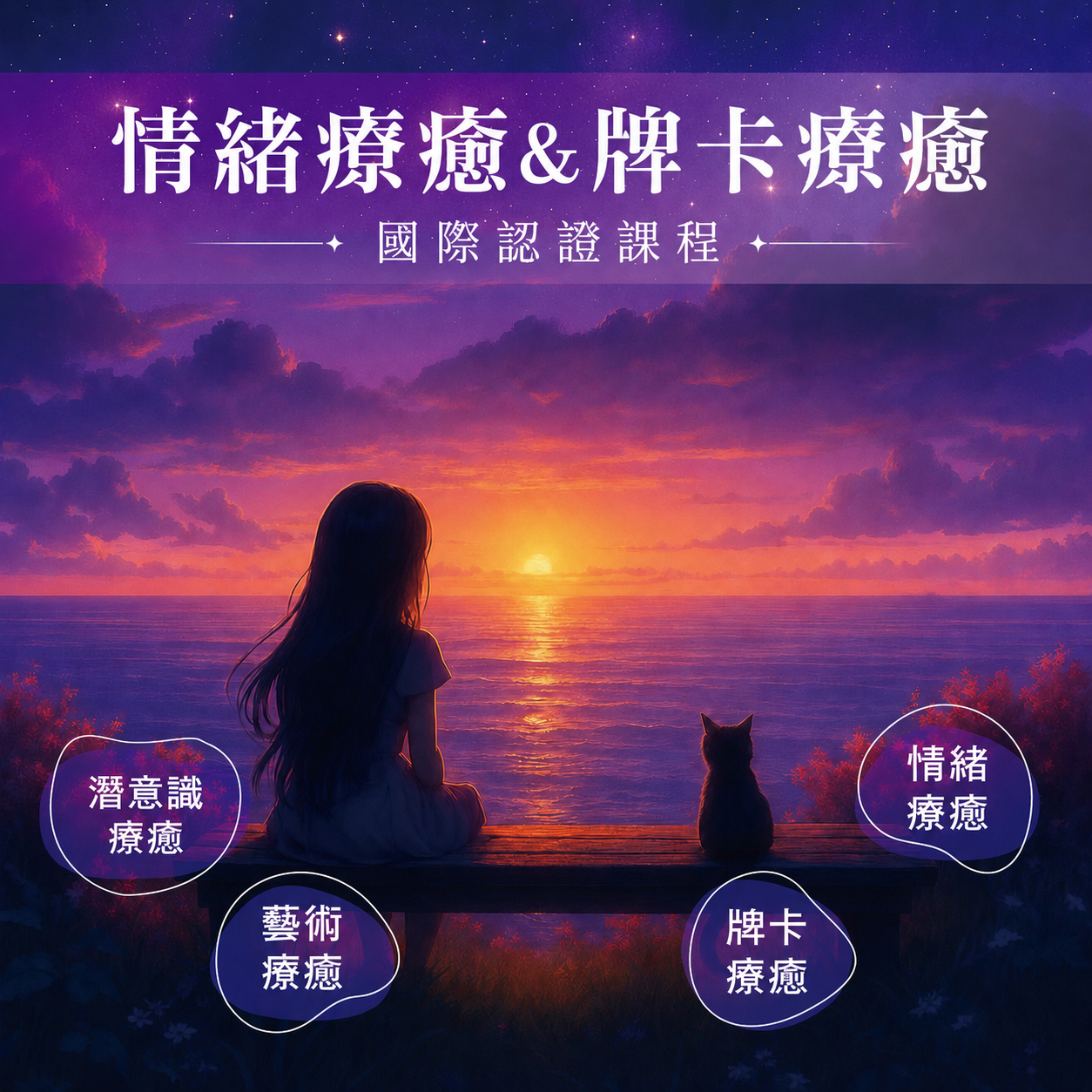 情緒療癒｜牌卡療癒 國際認證課程